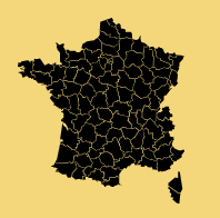 Départements France SVG